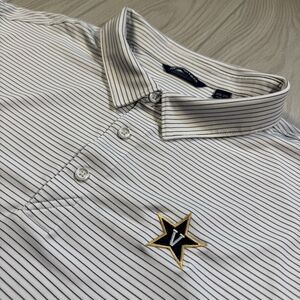 Vanderbilt Commodores Golf Polo Men’s 3XB White Performance Stretch Cutter Buck